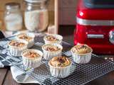 Muffins à la banane et flocons d’avoine au blender {sans farine, sans beurre}