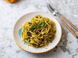 Pâtes au pesto de courgettes