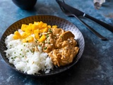 Peanut butter Chicken {Poulet au beurre de cacahuètes} au Cookeo