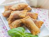 Pizza Wontons – Mi-Ravioli frit, Mi-Pizza