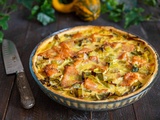 Quiche au Poireau & Saumon fumé