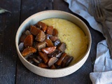 Ragoût de carottes et champignons & Polenta : un plat réconfortant et savoureux