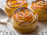Roses de Pommes feuilletées