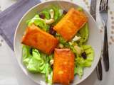 Salade de Bri-Brick {Croustillants de Brie en Feuille de brick}