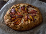 Tarte rustique aux nectarines