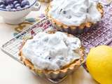 Tartelettes au Citron, Meringue italienne aux Myrtilles