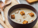 Velouté de Châtaigne au Foie gras & Croûtons de Pain d’épice