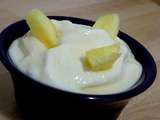 Crème glacée ananas banane