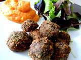 Falafels aux légumineuses et graines de lin