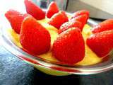 Fraises sur mousse a l’orange