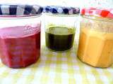 Sauces crudites couleurs