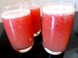 Smoothie pomélos rose fenouil aubepine