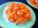 Tarte crue aux abricots