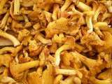 Chanterelles ou Girolles, recette crue e recette cuite