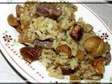 Risotto du périgord