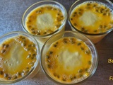 Mousse de mangue aux fruits de la passion