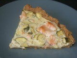 Tarte saumon courgette