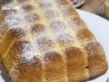 Cake à la pâte d'amandes - fleurs d'orangers et oranges confites de bea