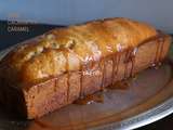 Cake aux cacahuètes- caramel et petits suisses