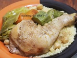 Couscous de l'automne au poulet fermier et au chou