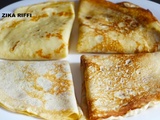 Crêpes à la confiture- pâte au yaourt des goûters d'autrefois