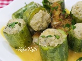 Dolma jraywet- courgettes farcies- sauce blanche au curcuma