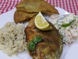 Dorades frites panées à la semoule et ses galettes épicées à la marinade de poisson (gorsset el hout) cuisine ancestrale bônoise authentique
