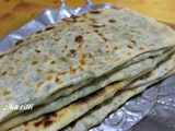 Gözleme de çamlica et de karaköy- istanbul- galettes fines aux épinards et féta maison