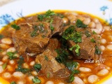 Loubia lsane- tajine de langue de veau aux haricots blancs-terroir bônois