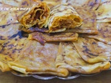 Mahjouba express aux feuilles de bricks - crêpes salées pour débutants/ recette personnelle