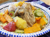 Meilleur couscous algérien de l'été- poulet fermier et légumes frais de saison