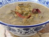 Melah w bnine foul bel camoun- soupe de feves fraîches tendres au cumin