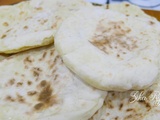 Pain plat moelleux ou matloue a la farine et polich