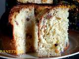 Panettone ou brioche italienne de fêtes