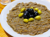 Salade chaude aux aubergines a l'ail