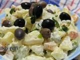 Salade de pommes de terre tiède au fenouil façon macédoine de légumes à la mayonnaise