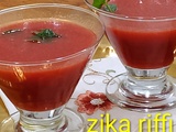 Smoothie pasteque au basilic et citron vert