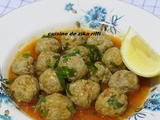 Tajine de boulettes épicées sauce tomate fraîche au cumin