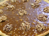Tarte aux noix- caramel fondant