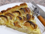 Tarte aux pommes - crème aux amandes et miel pur