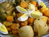 Torchi fenouil- artichaut- carotte et pomme de terre braisés- entrée chaude ou tiède typique de annaba