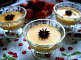 Flan au riz et abricots