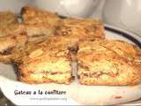 Gateau a la confiture des fruits rouge