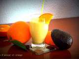 Jus d'avocat et orange de  Choumicha 