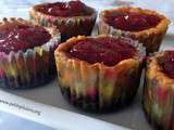 Mini cheese cakes au citron et fraise