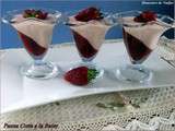 Panna cotta aux fraises