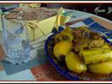 Tajine aux courgettes et pommes de terre farcis à la cardamome