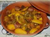 Tajine aux légumes verts