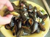 Moules citronnelle et lait de coco