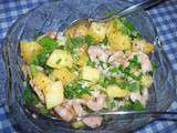 Salade d'ananas aux crevettes